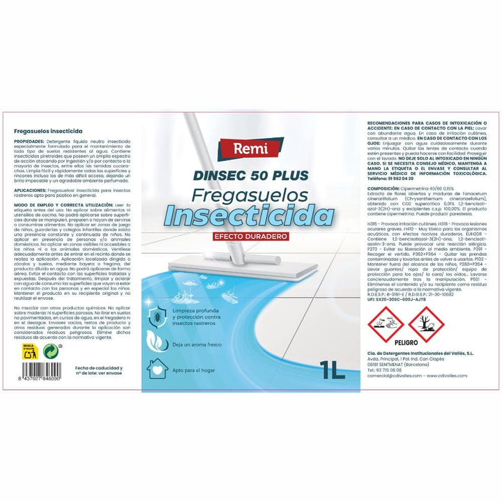 Remi  - Fregasuelos Insecticida 1L