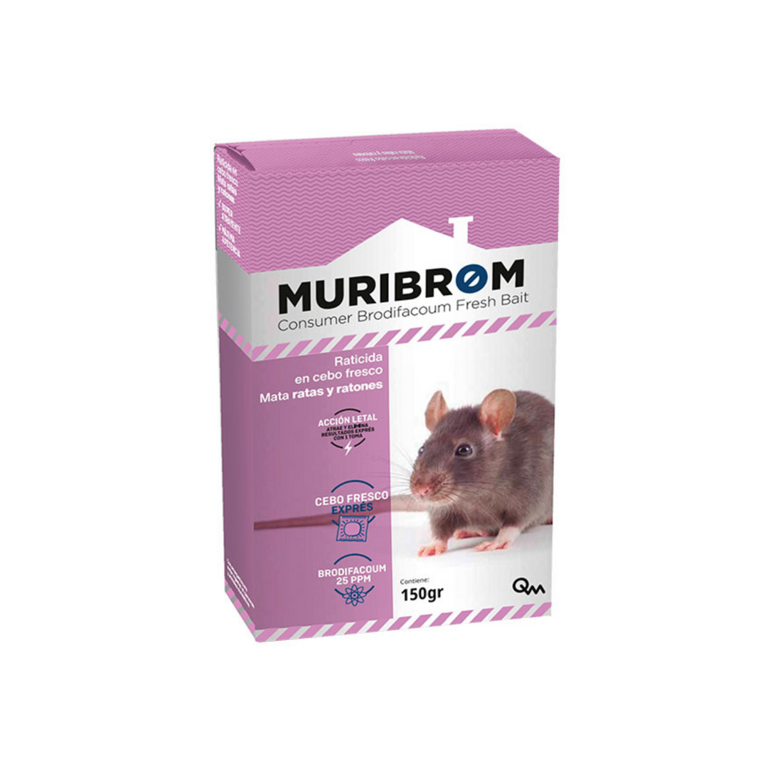 Quimunsa - QM Raticida Cebo Fresco Expres Brodifacoum