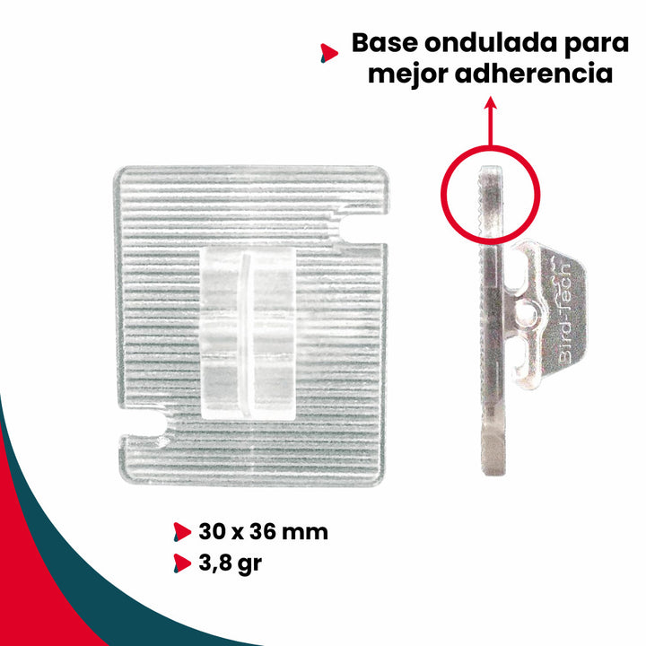 Remi - Red de Protección anti Aves Piedra con Fijaciones y Silicona para Balcones