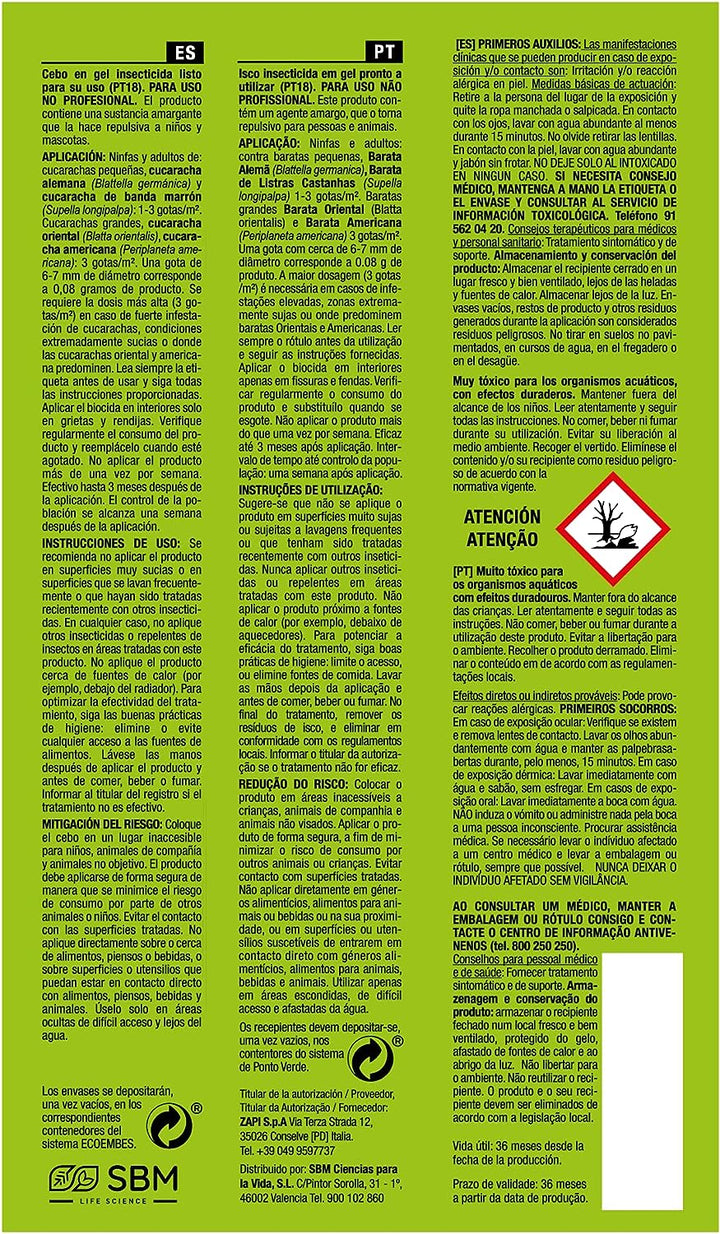 Protect Home - Gel Anti Cucarachas