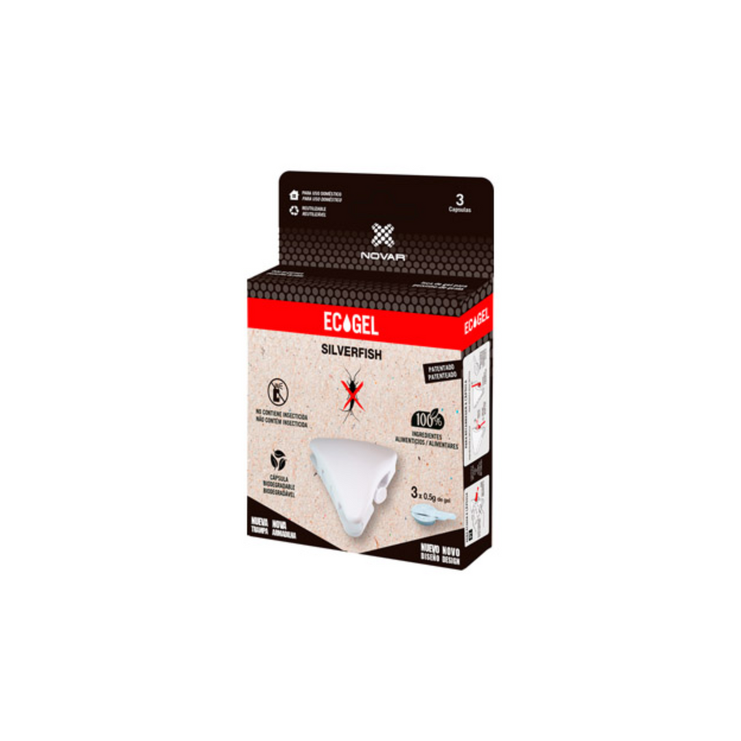 Novar - Trampa Magnet Silverfish EcoGel