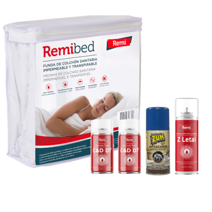 Pack Antiácaros (Con Funda Colchón) - Premium