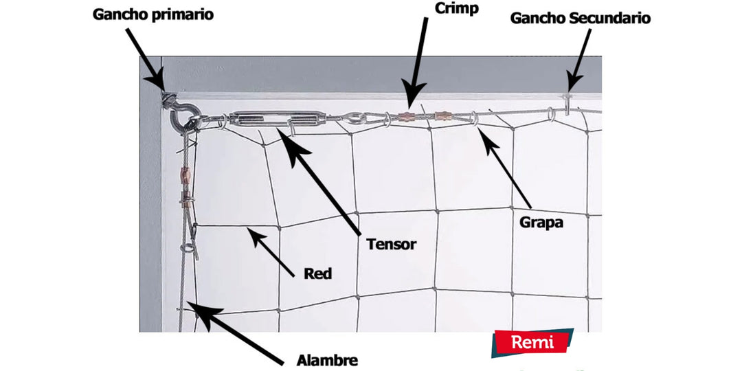 Remi - Red Anti Palomas | Red Para Palomas | Malla