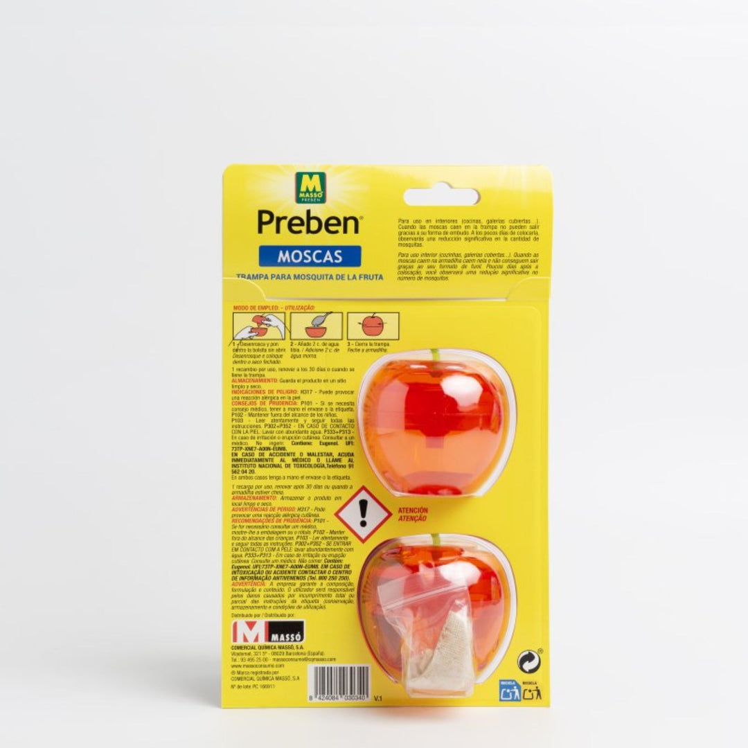 Massó - Trampas mosca de la fruta Preben