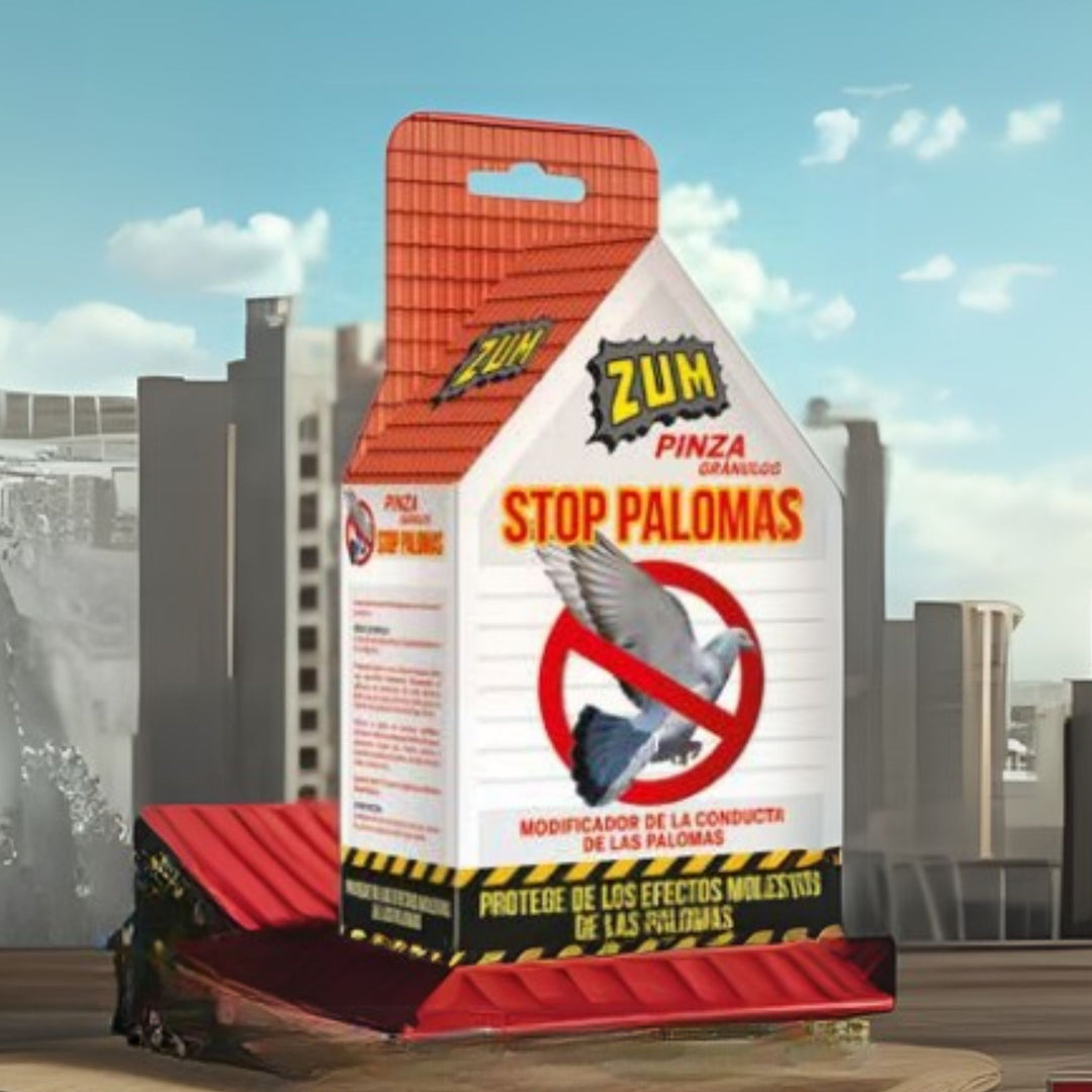 Zum - Repelente Pinza Gránulos Stop Palomas