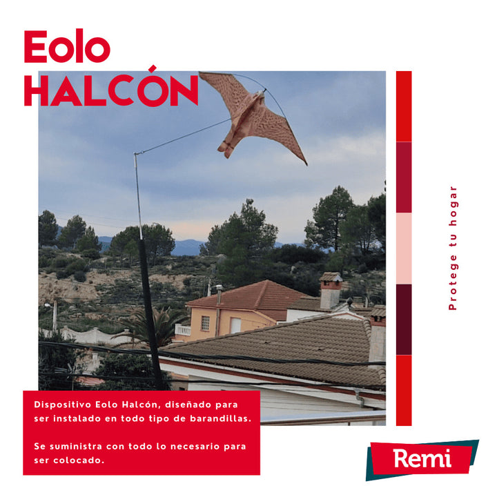 Remi - Espantapájaros para Balcón Eolo