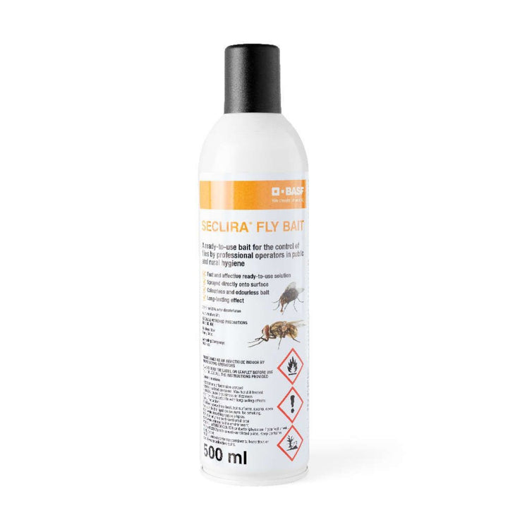 Seclira Fly Bait - Cebo en aerosol contra moscas 500 ml