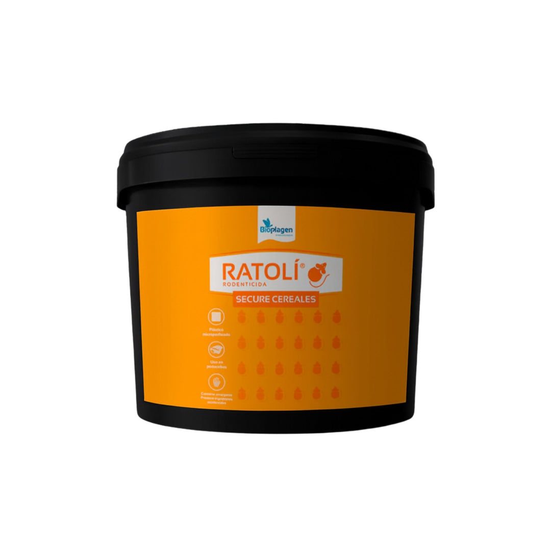 Biocides - Ratolí Rodenticida Secure Cereales 3 Kg (Bolsas 25 Gramos)