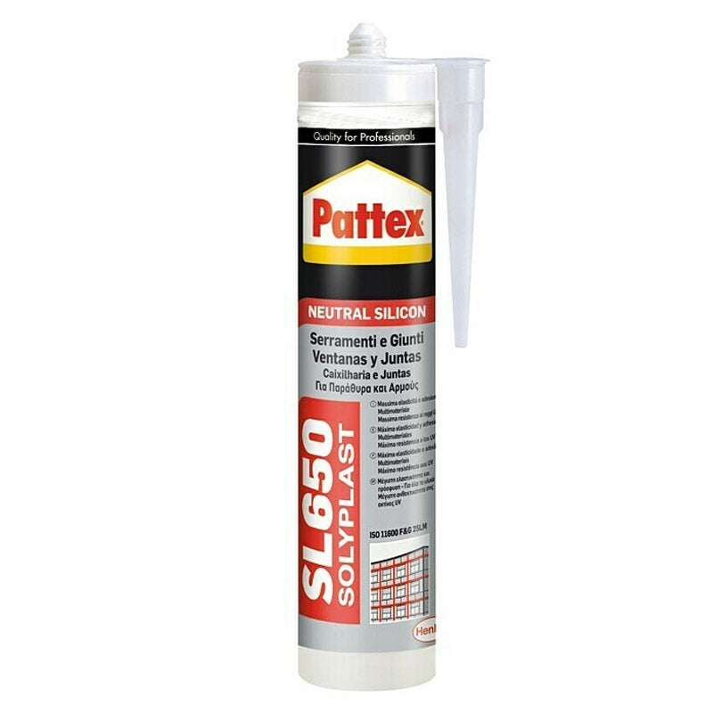 Pattex SL650 - Silicona neutra Pinchos Antipalomas