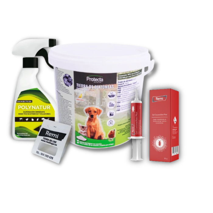 Remi / Protecta / Polynatur - Pack Anti Cucarachas Ecológico