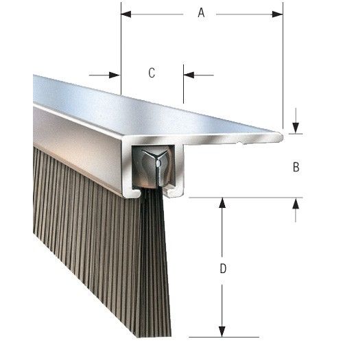 Burletes con Ángulo Anti Roedores Para Puertas