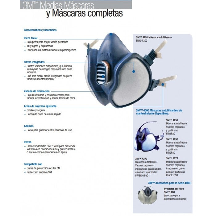 Gummi - Mascarilla reutilizable 3M-4251