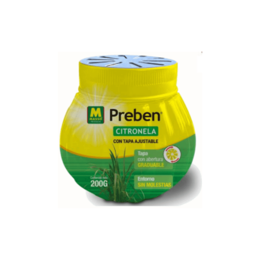 Preben Gel Citronela (con tapa ajustable) Masso