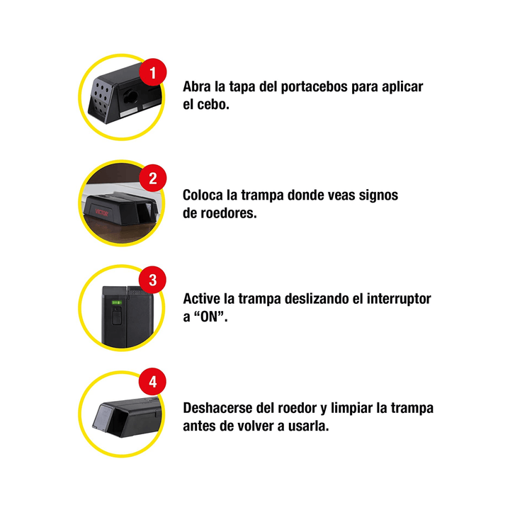 Trampa Eléctrica Ratones Victor
