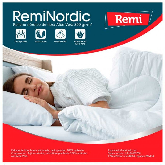 Relleno Nórdico, Edredón nórdico Aloe Vera 300gr/m²