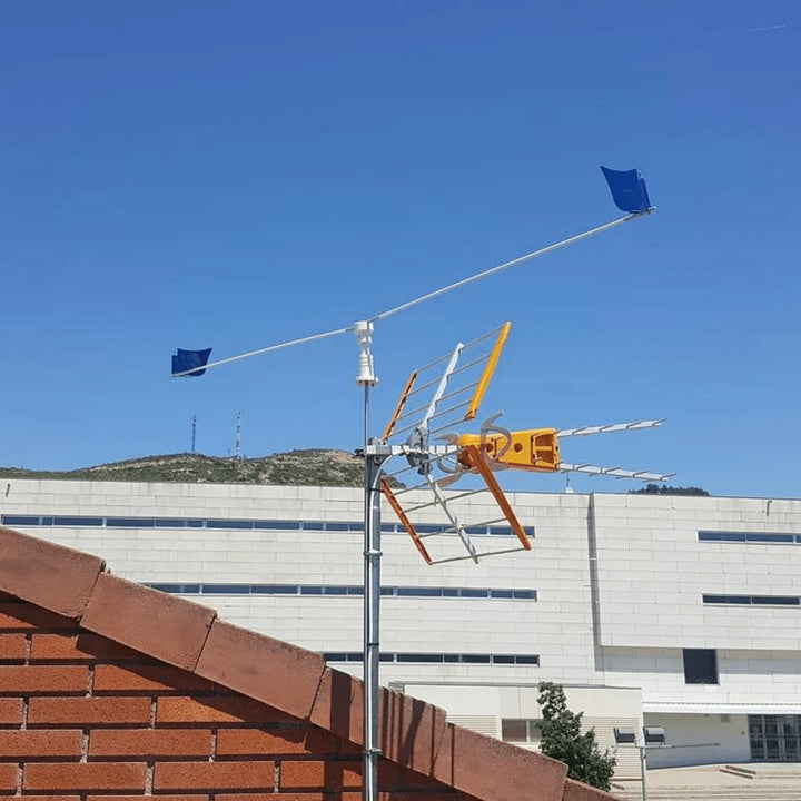 Eolo Antenas - Espantapájaros para antenas de TV | Ahuyentador pájaros Remi