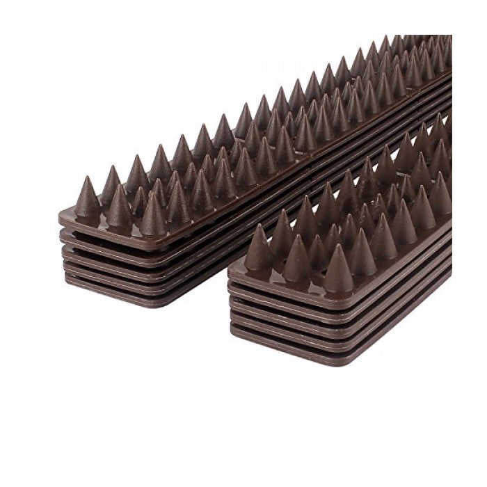 Pinchos Plástico Anti Palomas y Gatos (Marrón) Remi