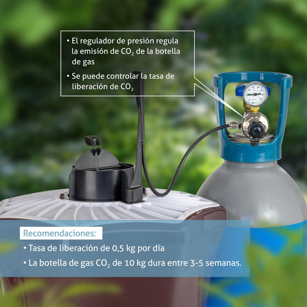 BG-Booster CO₂ para Trampa BG-Mosquitaire – Potenciador de Captura de Mosquitos