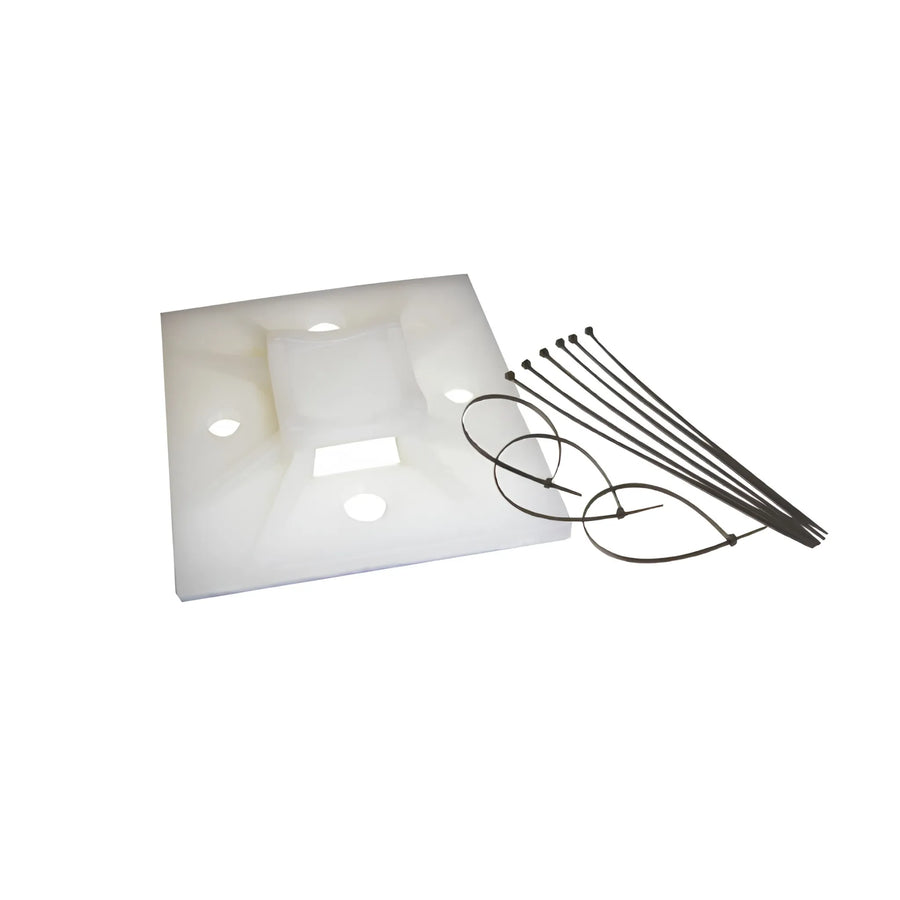 Bases Tubulares Bird Free Pack 15 Unidades | Adaptador para Instalación en Tuberías y Barandillas