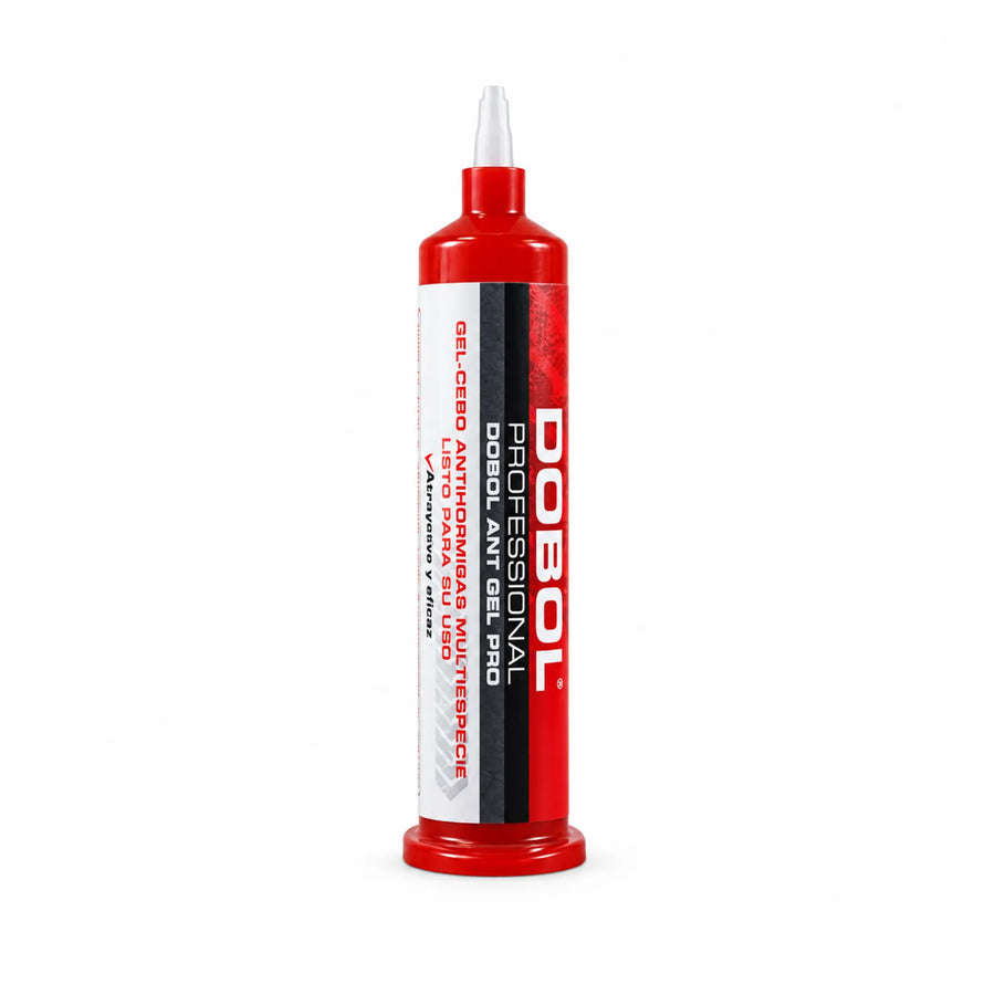 Dobol Ant Gel Pro es un cebo insecticida para hormigas de alta eficacia y gran poder atrayente, que mantiene su frescura hasta 4 semanas para un control prolongado.