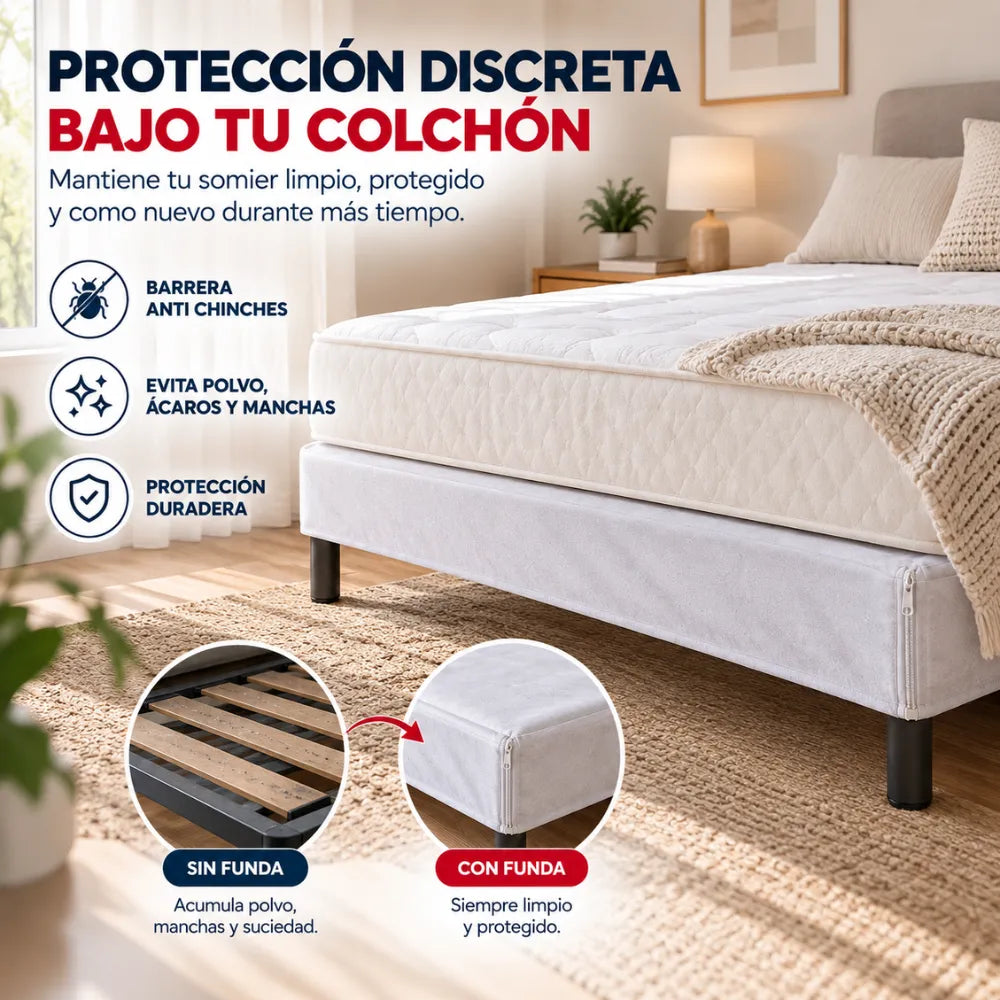Funda Anti Chinches y ácaros para Somier