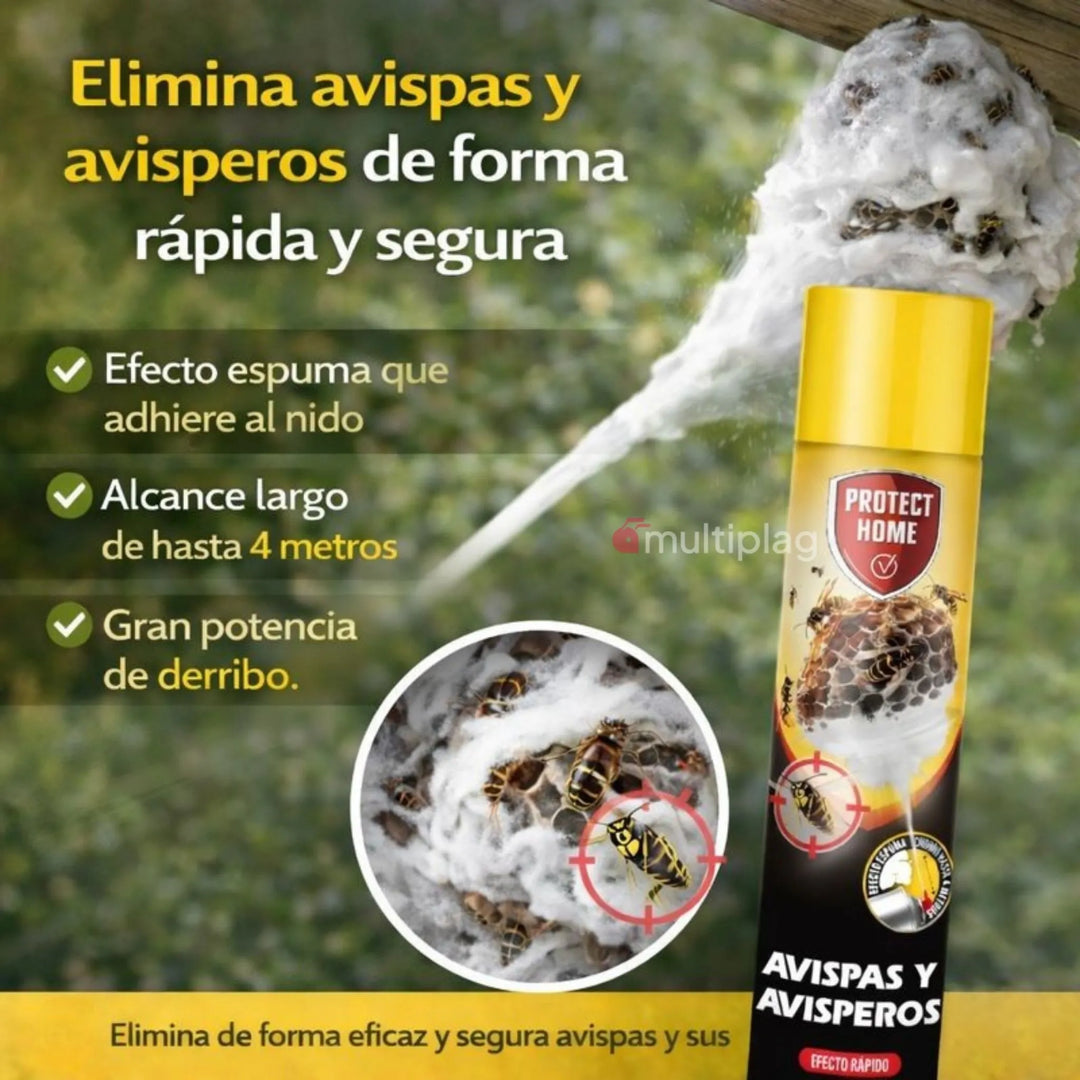 Protect Home - Insecticida Espuma Avispas de largo alcance
