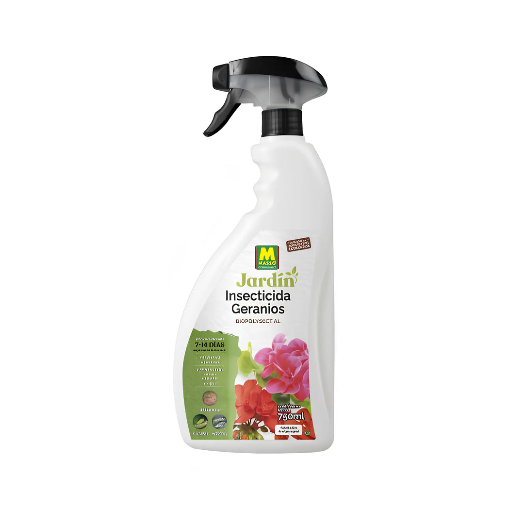 Tratamiento Insecticida y acaricida para Geranios de origen natural para plantas ornamentales Massó