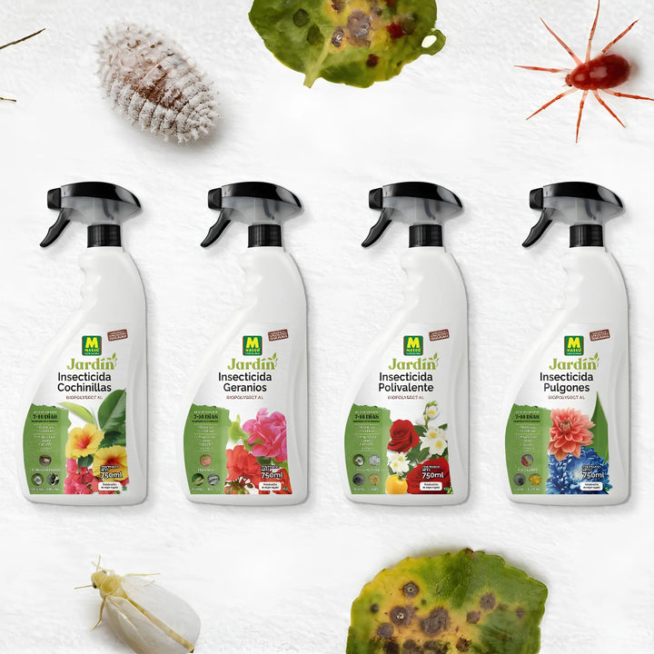 Tratamiento Insecticida y acaricida para Geranios de origen natural para plantas ornamentales Massó