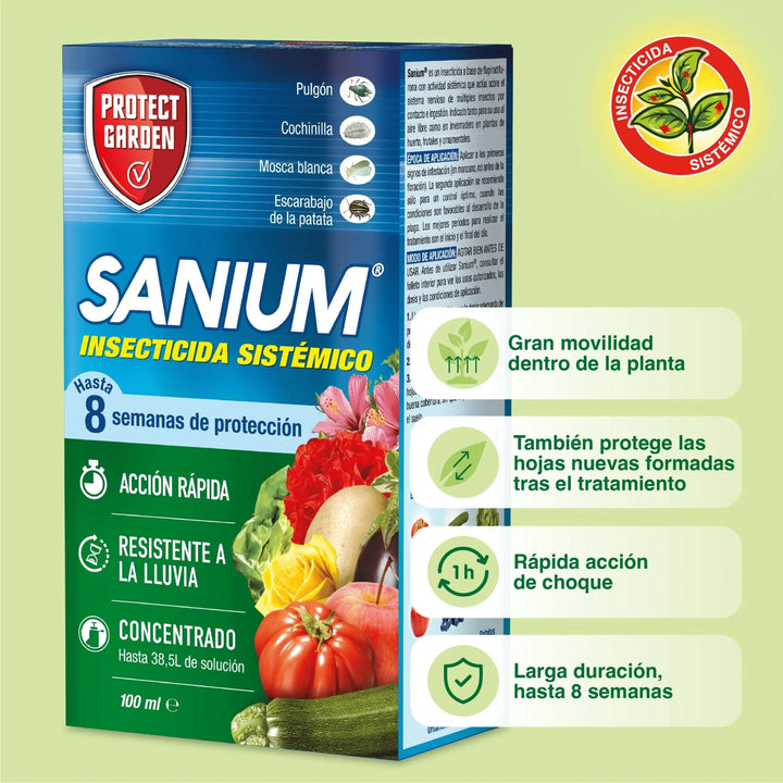 Protect Garden - Sanium Concentrado Insecticida sistémico contra insectos