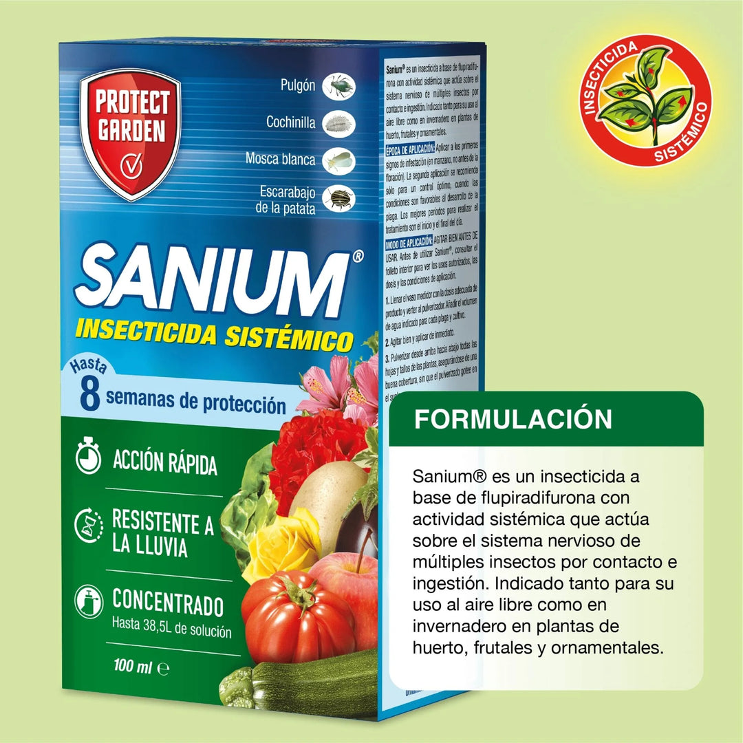 Protect Garden - Sanium Concentrado Insecticida sistémico contra insectos