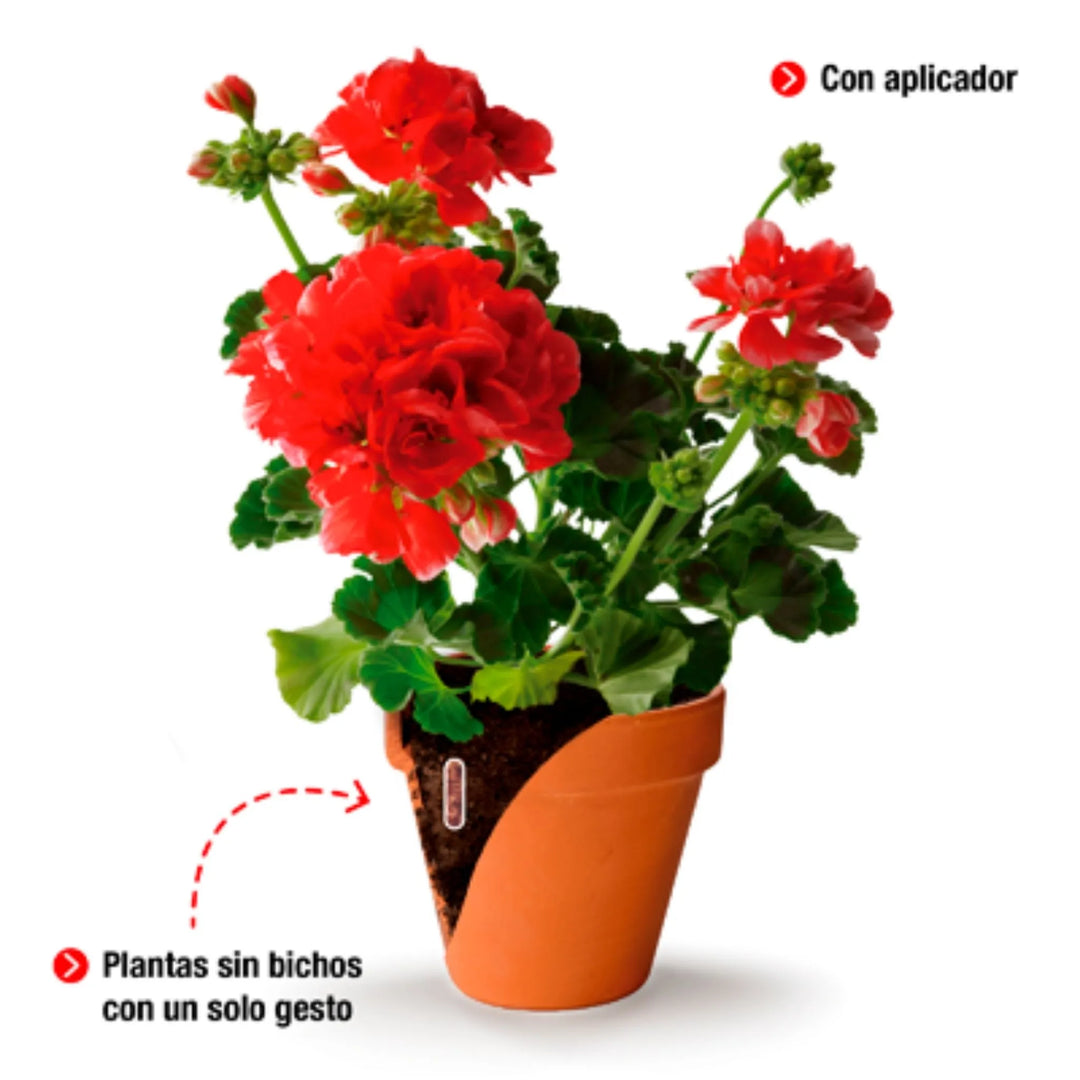 Protect Garden - Sanium Pin Insecticida sistémico con fertilizante para plantas