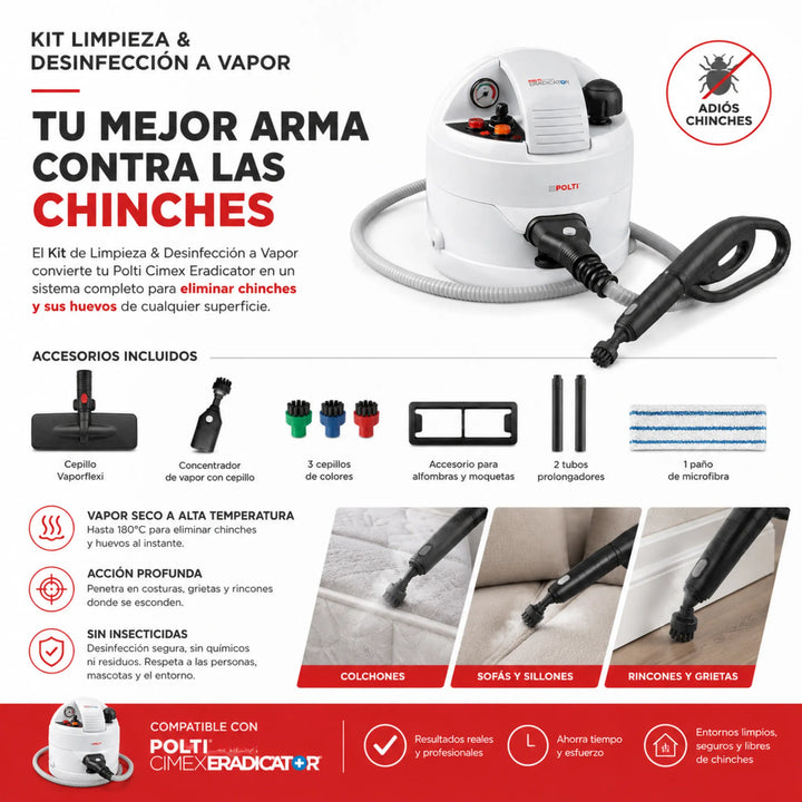 Accesorios de limpieza para Polti Cimex Eradicator