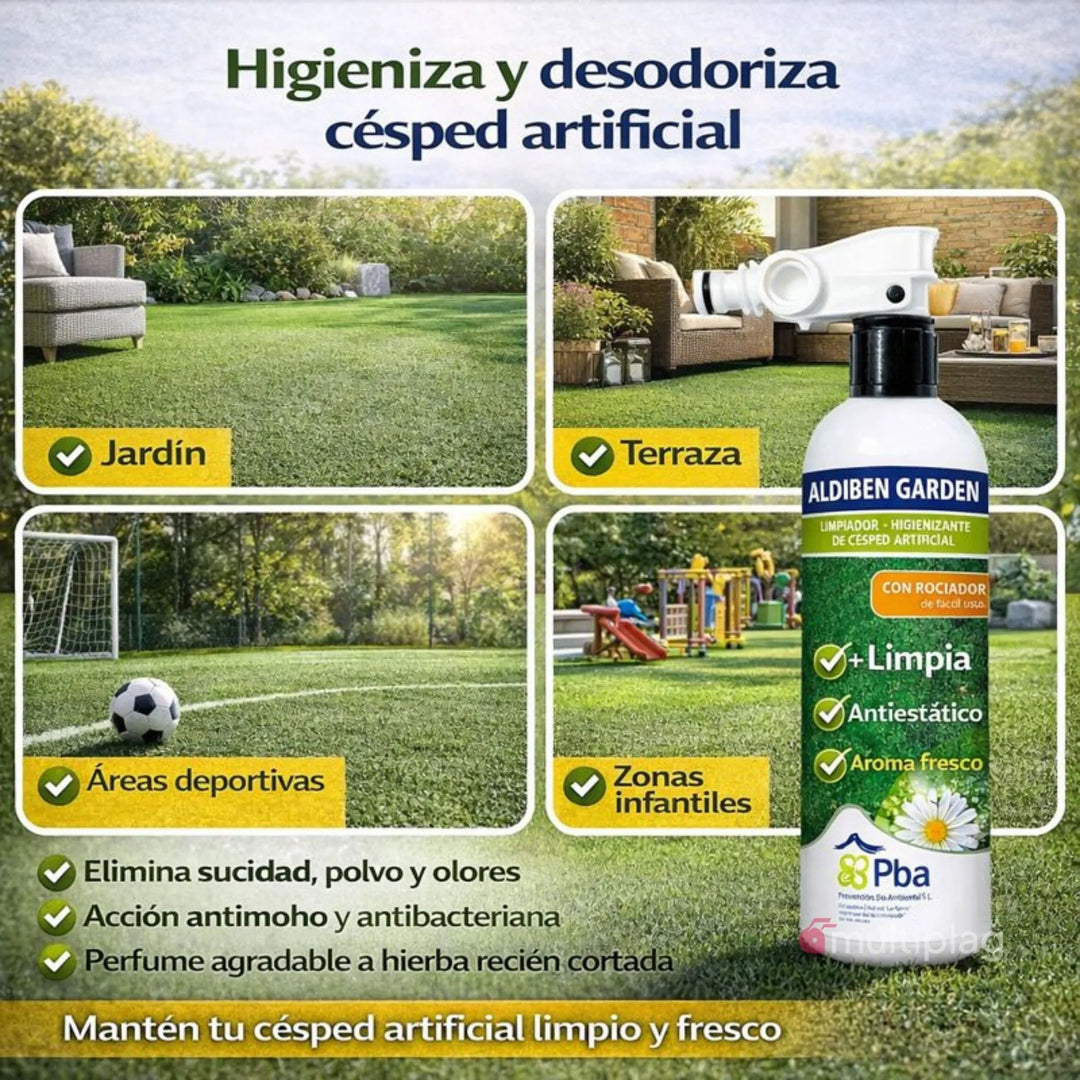 Aldiben Garden 500 ml - Limpiador para césped artificial