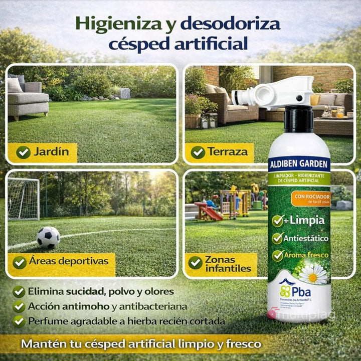 Aldiben Garden 500 ml - Limpiador para césped artificial