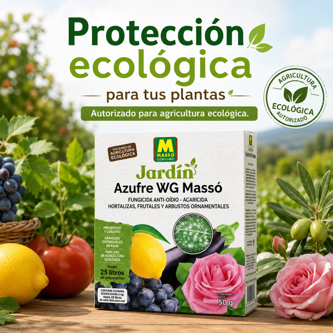 Preben Azufre WG protección ecológica frente al oídio, ácaros y araña roja
