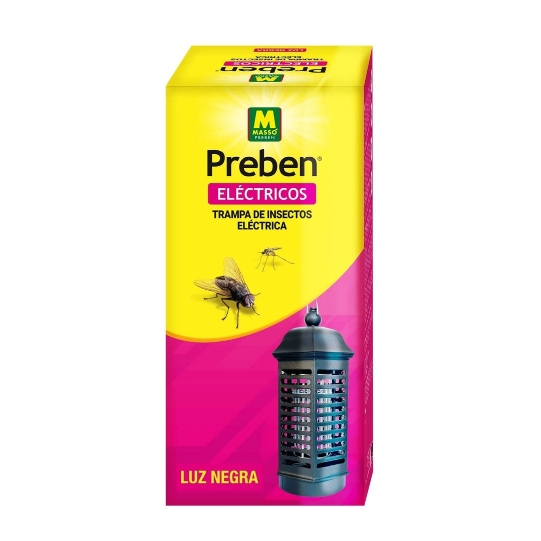 Massó - Trampa Eléctrica de Insectos Preben UV Interior Moscas y Mosquitos