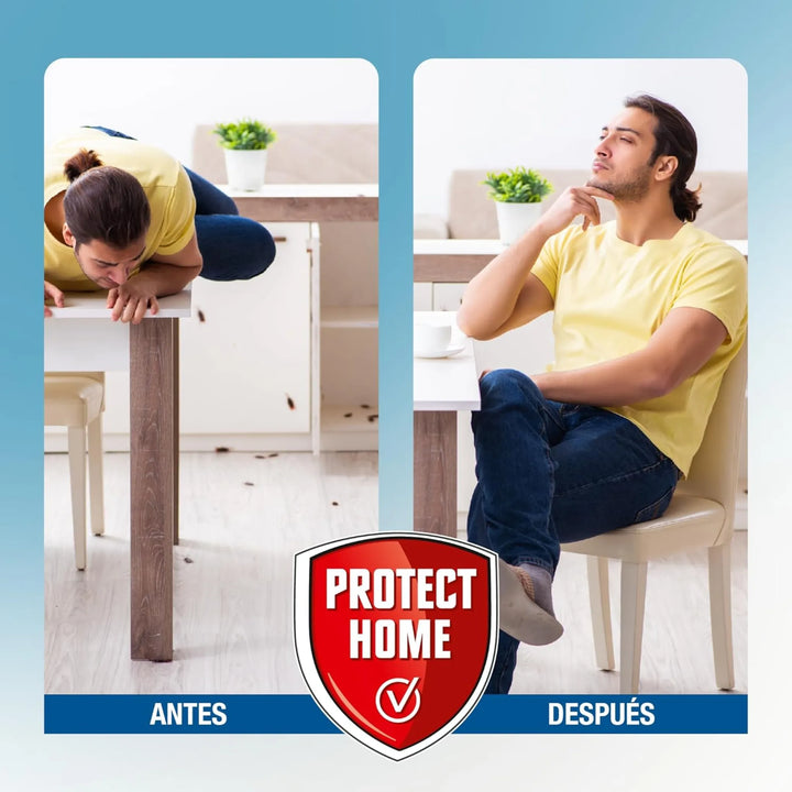 Insecticida que elimina instantáneamente y con efecto prolongado cucarachas, hormigas y todo tipo de insectos rastreros 400 ml