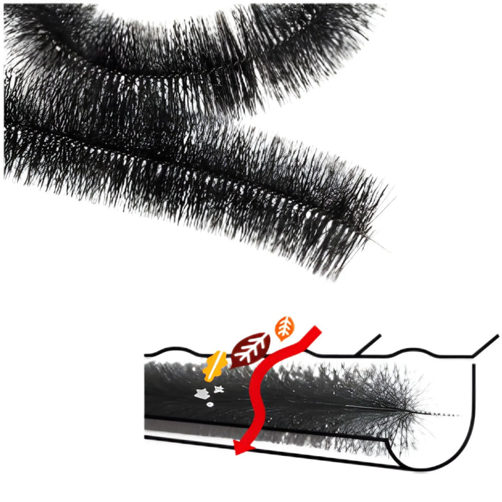 Protector de Canalones 3 m – Cepillo Espiral Flexible Antiobstrucciones