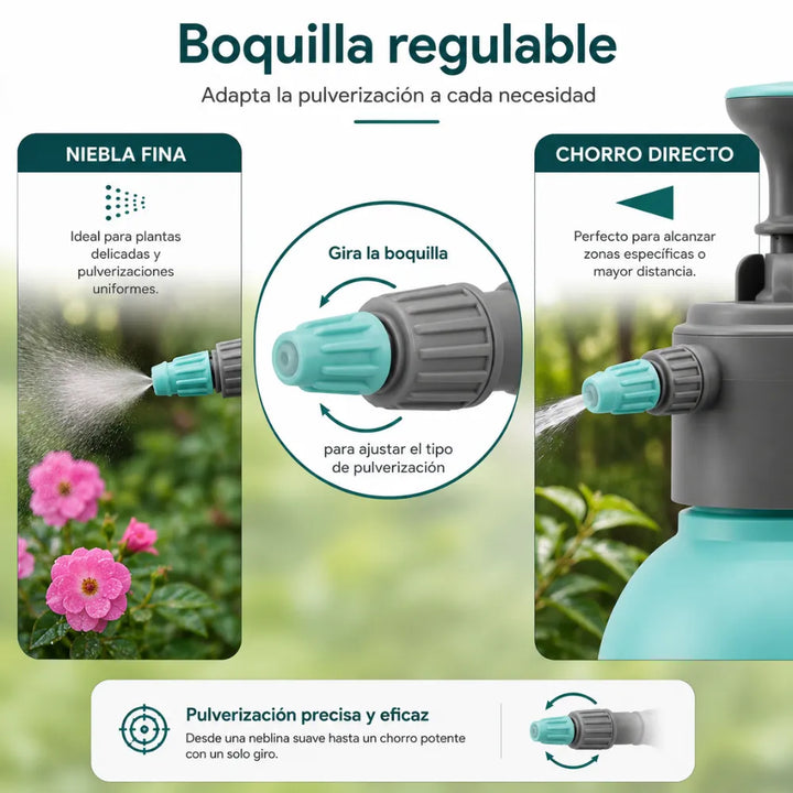 Pulverizador diseñado para el cuidado de plantas, huertos y tareas de limpieza
