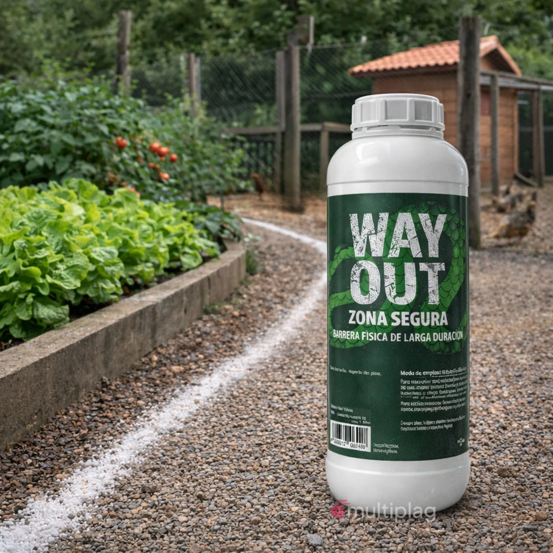 WayOut - Repelente para Serpientes y Reptiles 1 L granulado