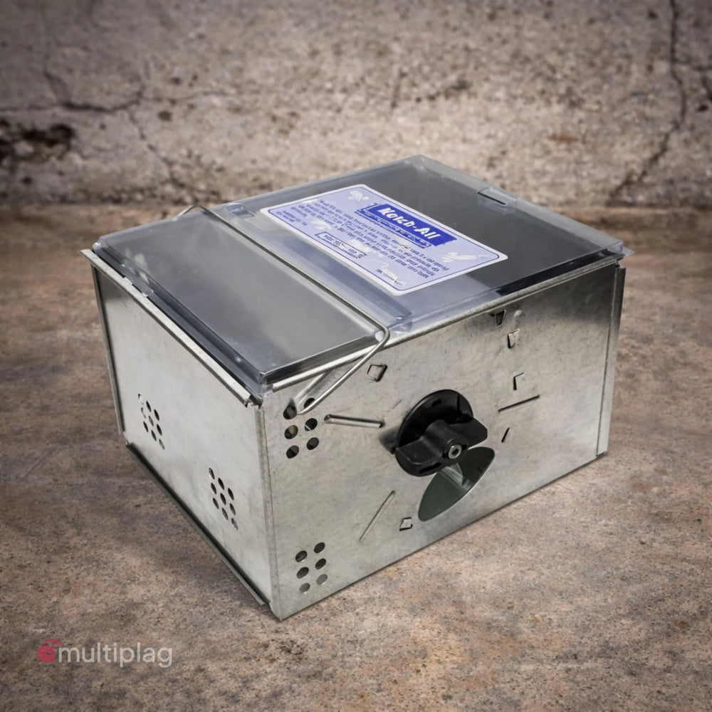 Trampa captura ratones Ketch-All en metal galvanizado