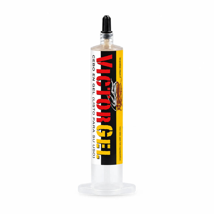 Victor Gel Insecticida 30 g es un cebo con imidacloprid para el control eficaz de cucarachas. Su acción retardada favorece la propagación del producto en los nidos.
