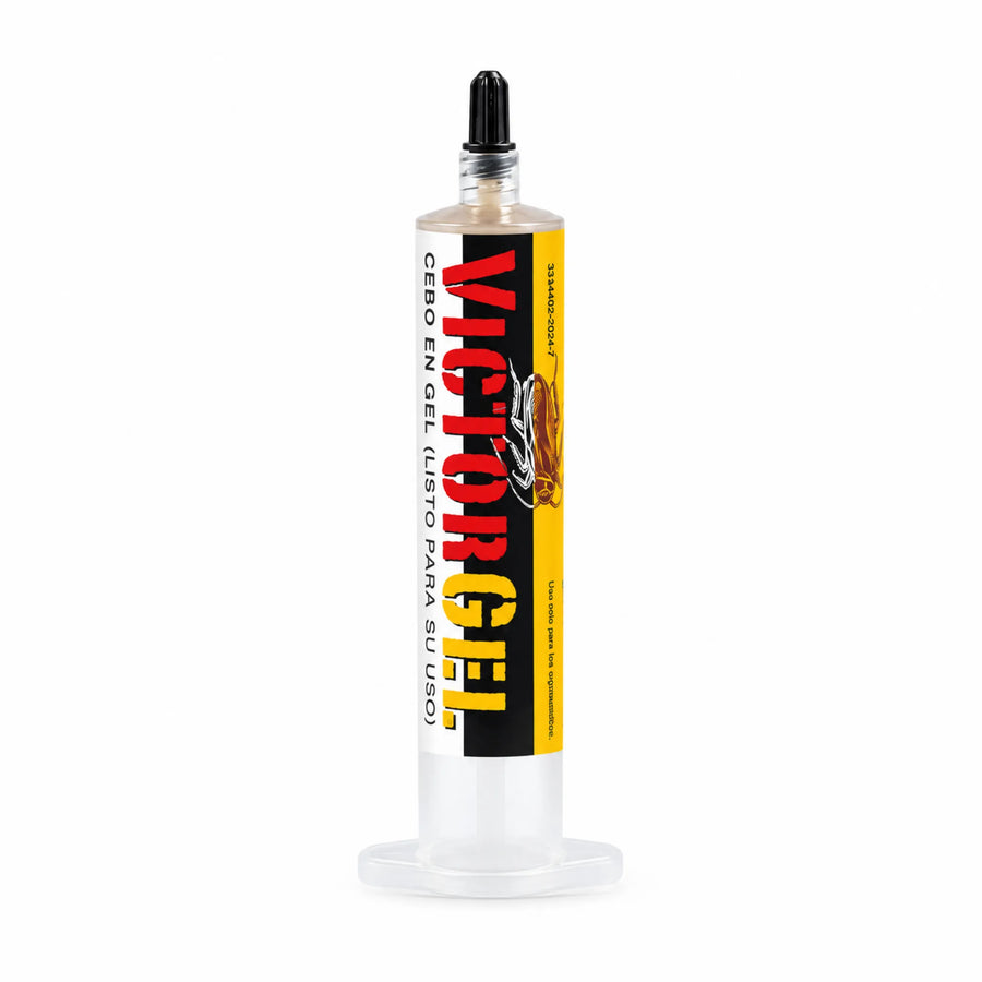 Victor Gel Insecticida 30 g es un cebo con imidacloprid para el control eficaz de cucarachas. Su acción retardada favorece la propagación del producto en los nidos.