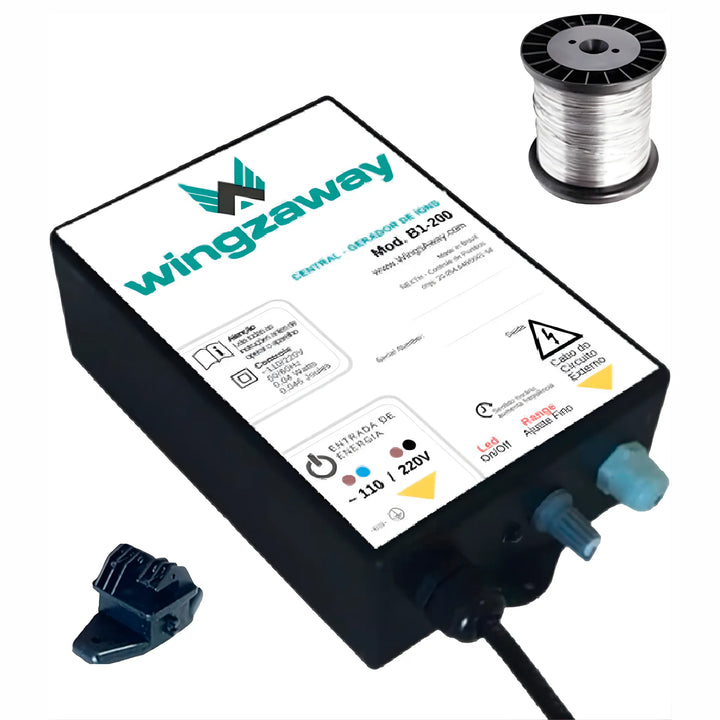 Sistema anti palomas Wingzaway electromagnético hasta 200 m lineales