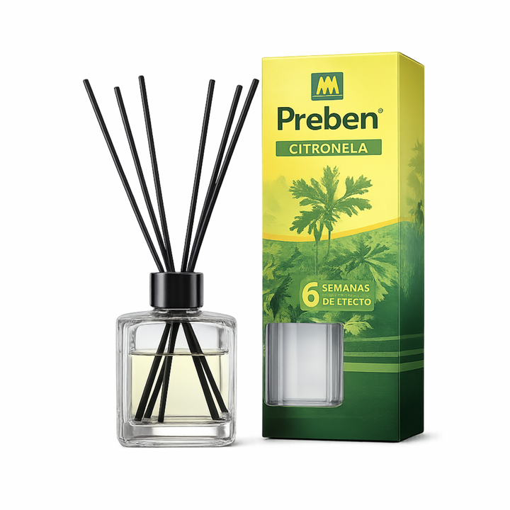 Ambientador citronela Preben mikado 90 ml para terrazas y balcones
