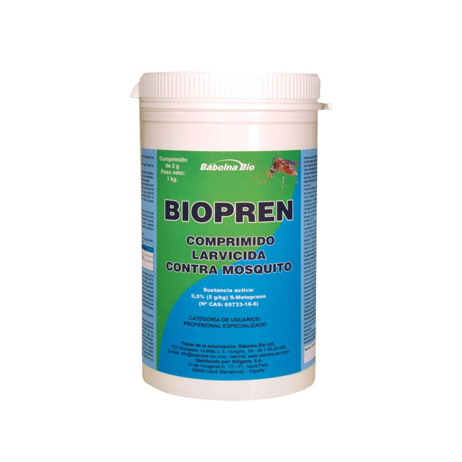 Larvicida mosquitos Biopren comprimidos 1 kg con S-Metopreno