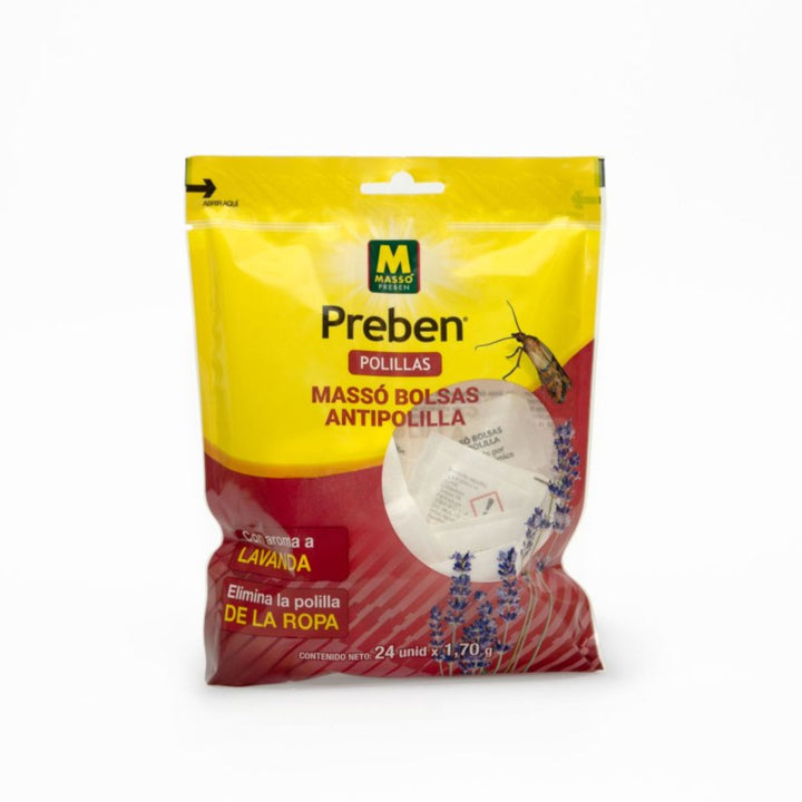 Bolsa Antipolillas Preben – Protección de Ropa con Aroma a Lavanda (Duración 3 Meses)