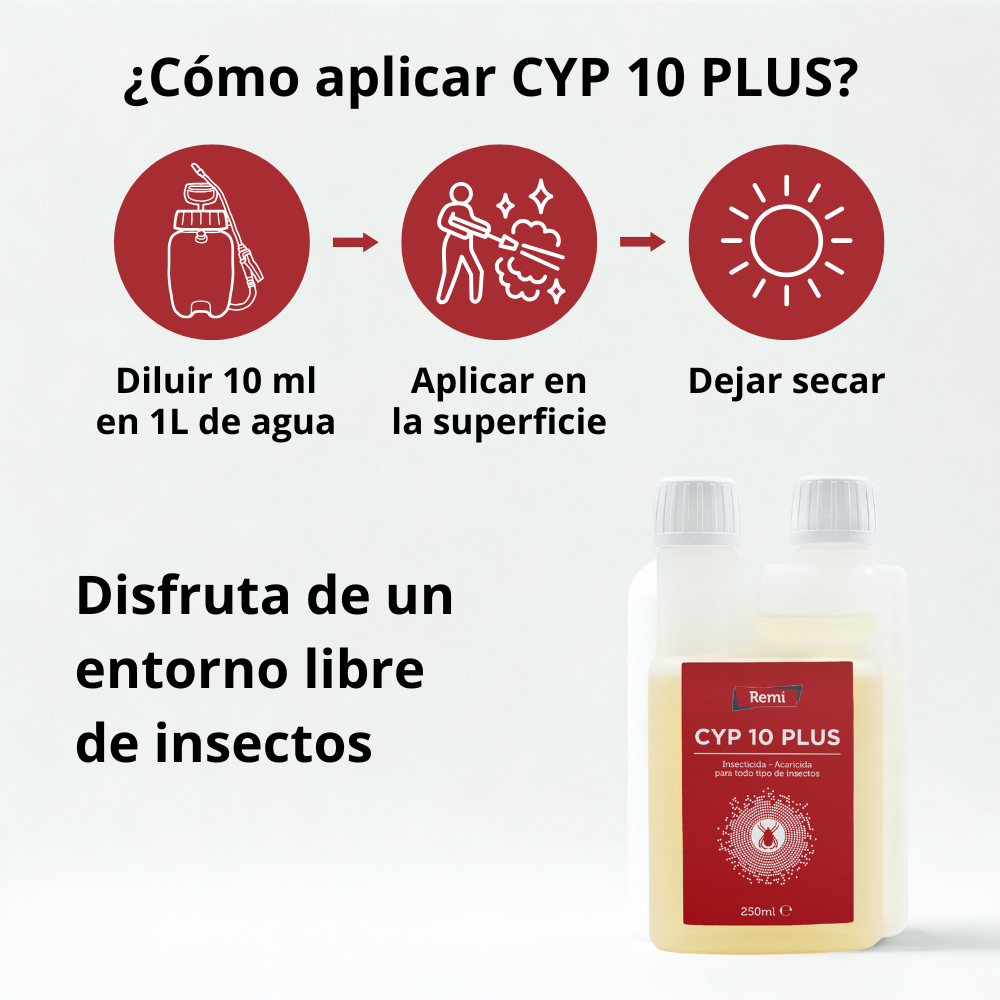 Remi - Insecticida Acaricida concentrado CYP 10 PLUS