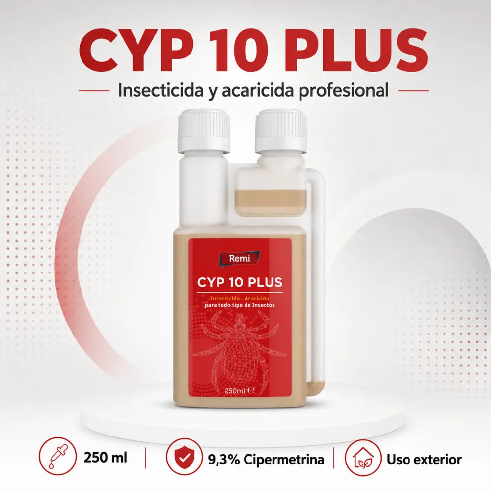 Insecticida Acaricida Concentrado Emulsionable Cipermetrina acaros - Remi Hogar - Remi Hogar