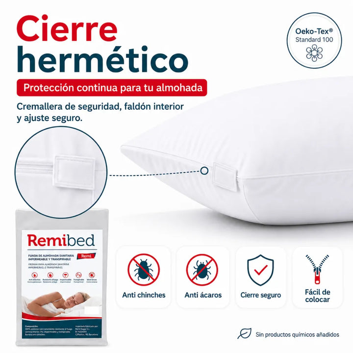 Remi - Funda Almohada Anti Chinches